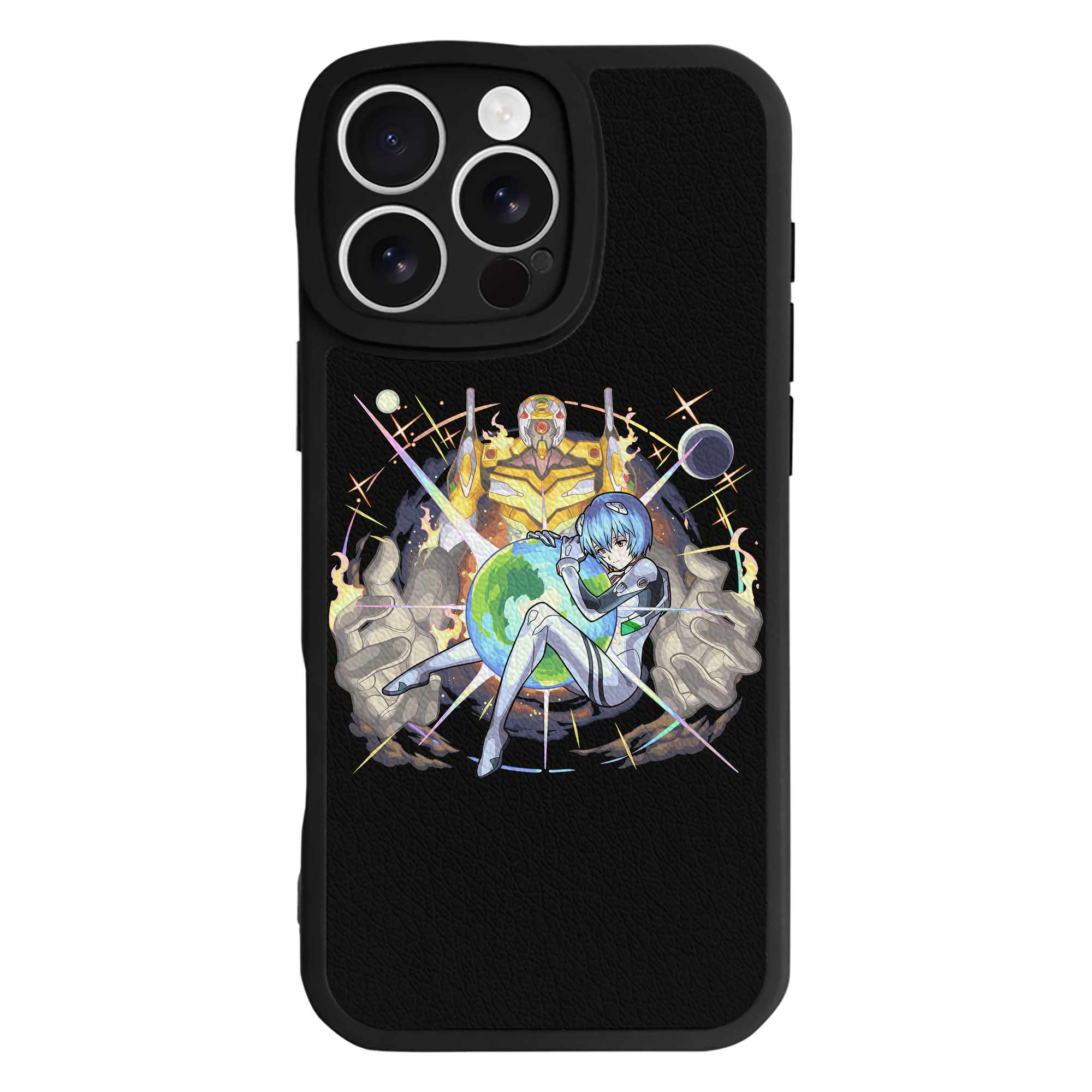 （画像用） EVA 新世紀エヴァンゲリオン 【iPhone 16シリーズ対応】シリコンスマホケース（レザー調） 材質：シリコン